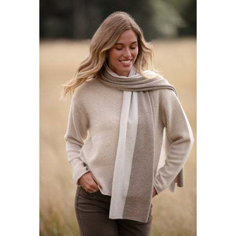 Cream Pure Cashmere Supersoft Chunky Crew