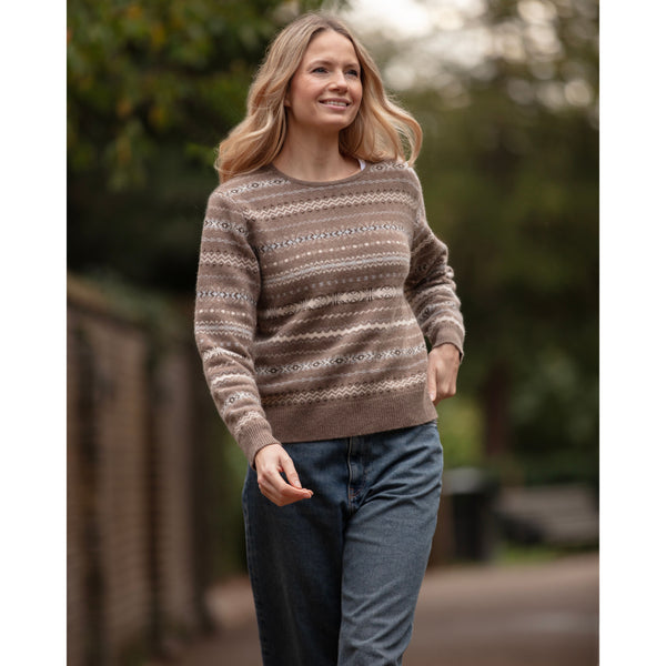 4Ply Scottish Fairisle Crew Neck