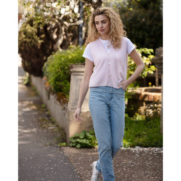 Light Pink contemporary waistcoat