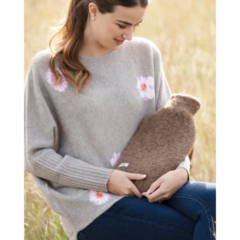 Wool Blend Hot Water Bottle Cover